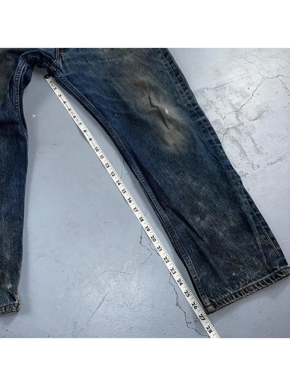 Levis 501 Vintage 90s Mexico Straight Leg Jeans 36x30 Y2K Med Wash Act 33x27